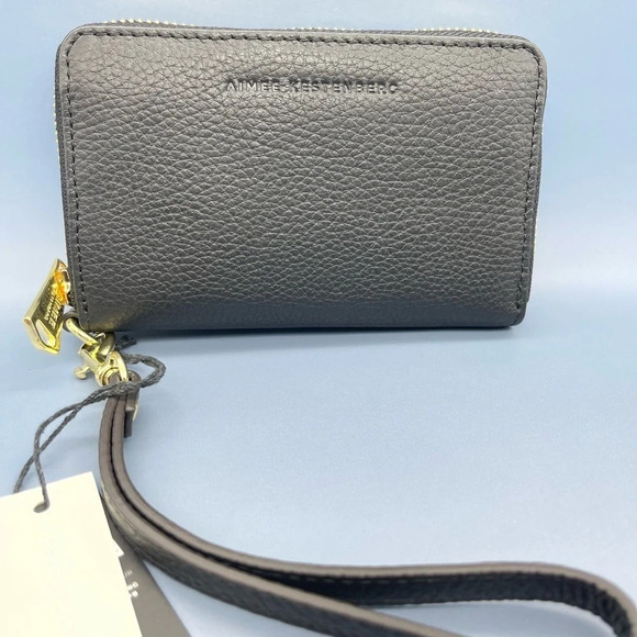 Aimee KESTENBERG Zip Around Wristlet, Black, NWT - Picture 9 of 14